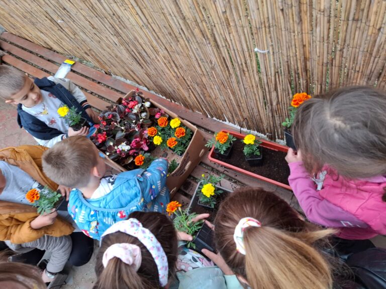 Радна акција уређења дворишта вртића